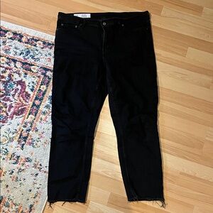 GAP Black Vintage Slim Mid Rise Jeans